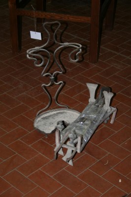 Set attrezzi da caminetto in ferro VB